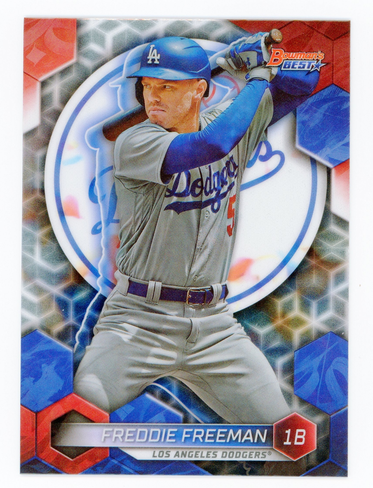 2023 Bowman's Best Freddie Freeman #55 Los Angeles Dodgers All-Star