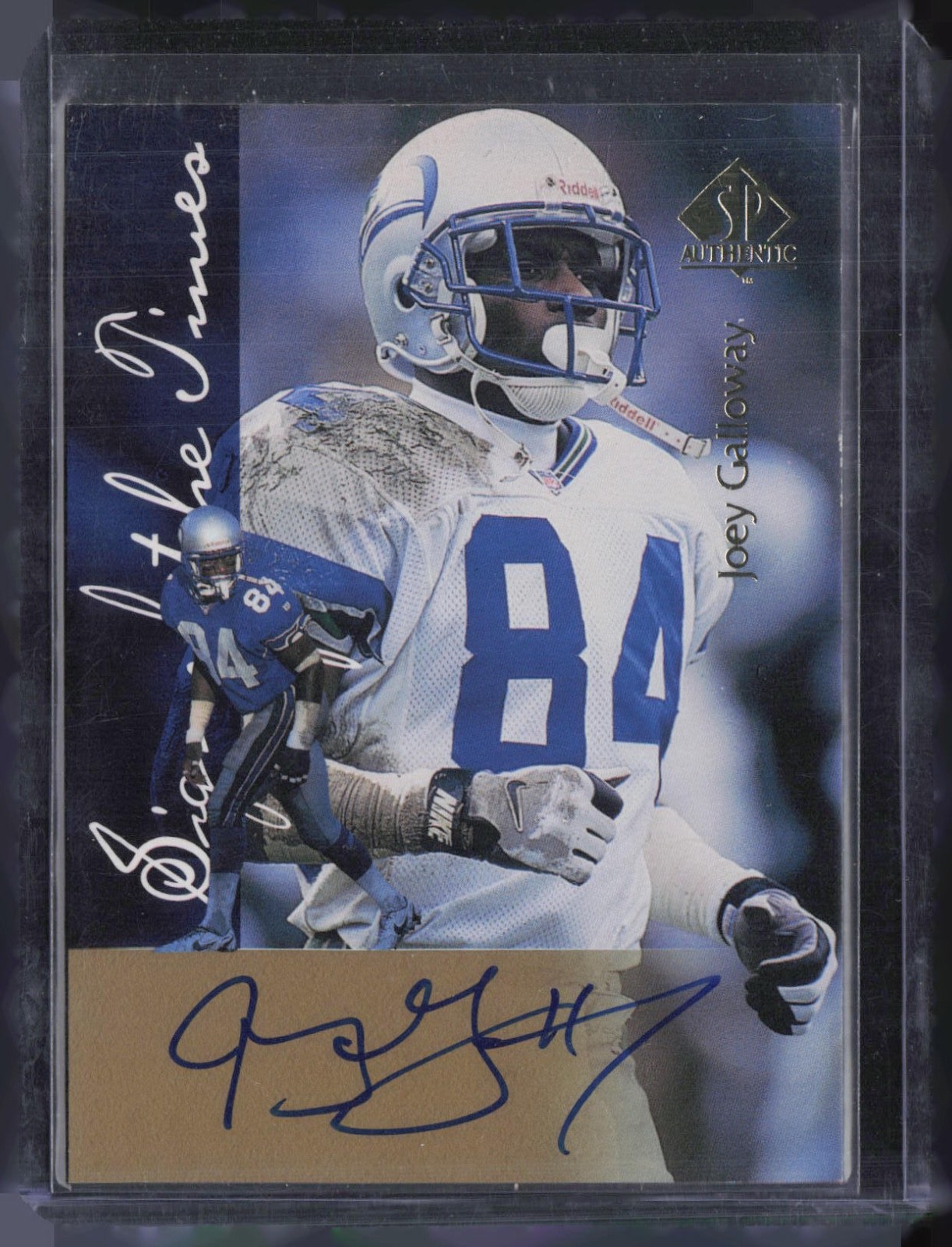 1997 SP Authentic Sign Of The Times Joey Galloway Auto Autograph