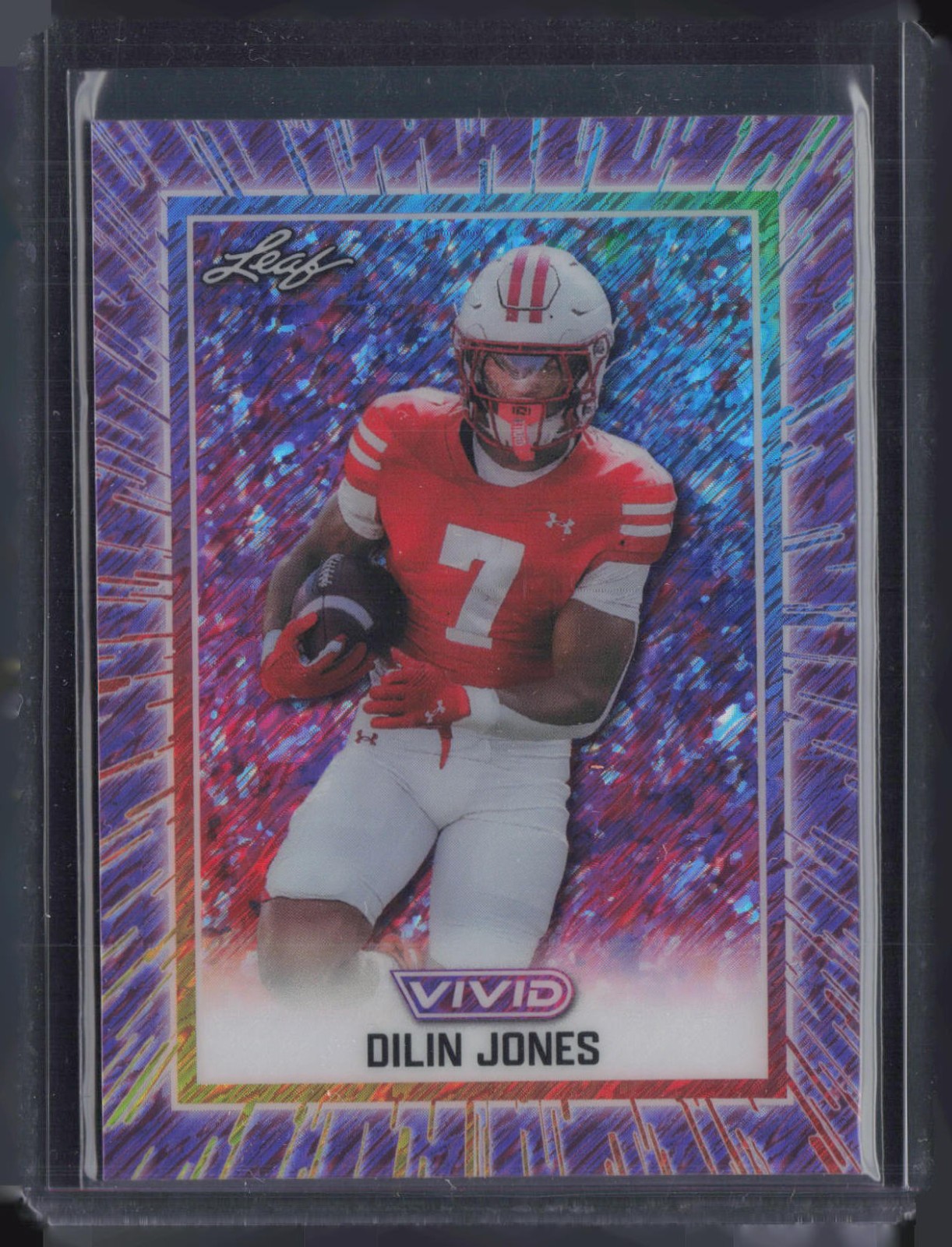 2025 Leaf Vivid Shimmer Purple Dilin Jones 1/1