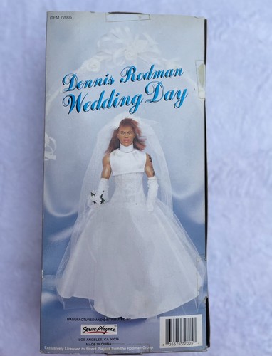 Dennis Rodman Wedding Day Dress Doll Street NBA Dennis Rodman Wedding Day Dress Doll Street NBA