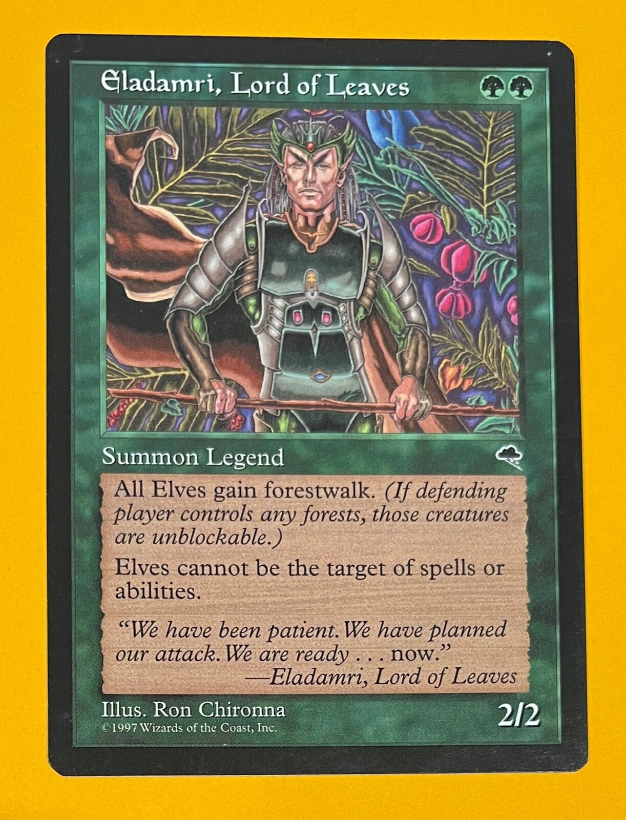 MTG Eladamri, Lord of Leaves(葉の王エラダムリー) Eladamri, Lord of Leaves | Tempest - Japanese | Star City Games