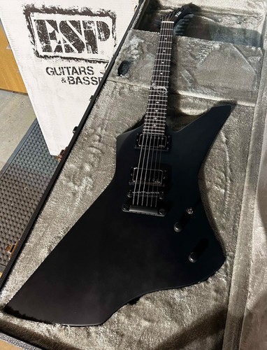 James ギター LTD JH-2 James Hetfield Matte Black Diamond Plate Explorer