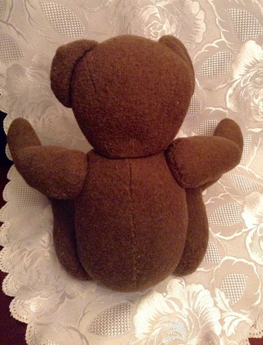 Hugo Koch Germany, The Original GI Teddy Bear W/ Army Green Wool & Growler