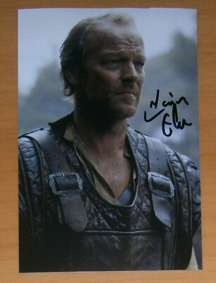 AUTOGRAPH IAN GLEN FOTO HAND SIGNED BY DRACARYS GAME OF THRONES passione
