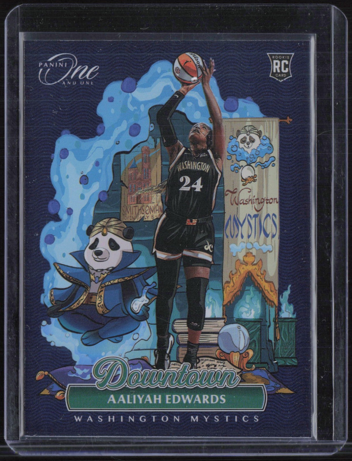2024 Panini Instant WNBA Downtown #10 Aaliyah Edwards RC Rookie