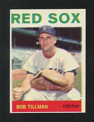 #112 BOB TILLMAN, Red Sox - 1964 Topps: EX-MT+, o/c, pack fresh 230889e