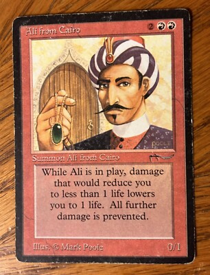 mtg arabian nights ali from cairo #MTGAliFromCairo #ArabianNightsMTG #MTGLegenda