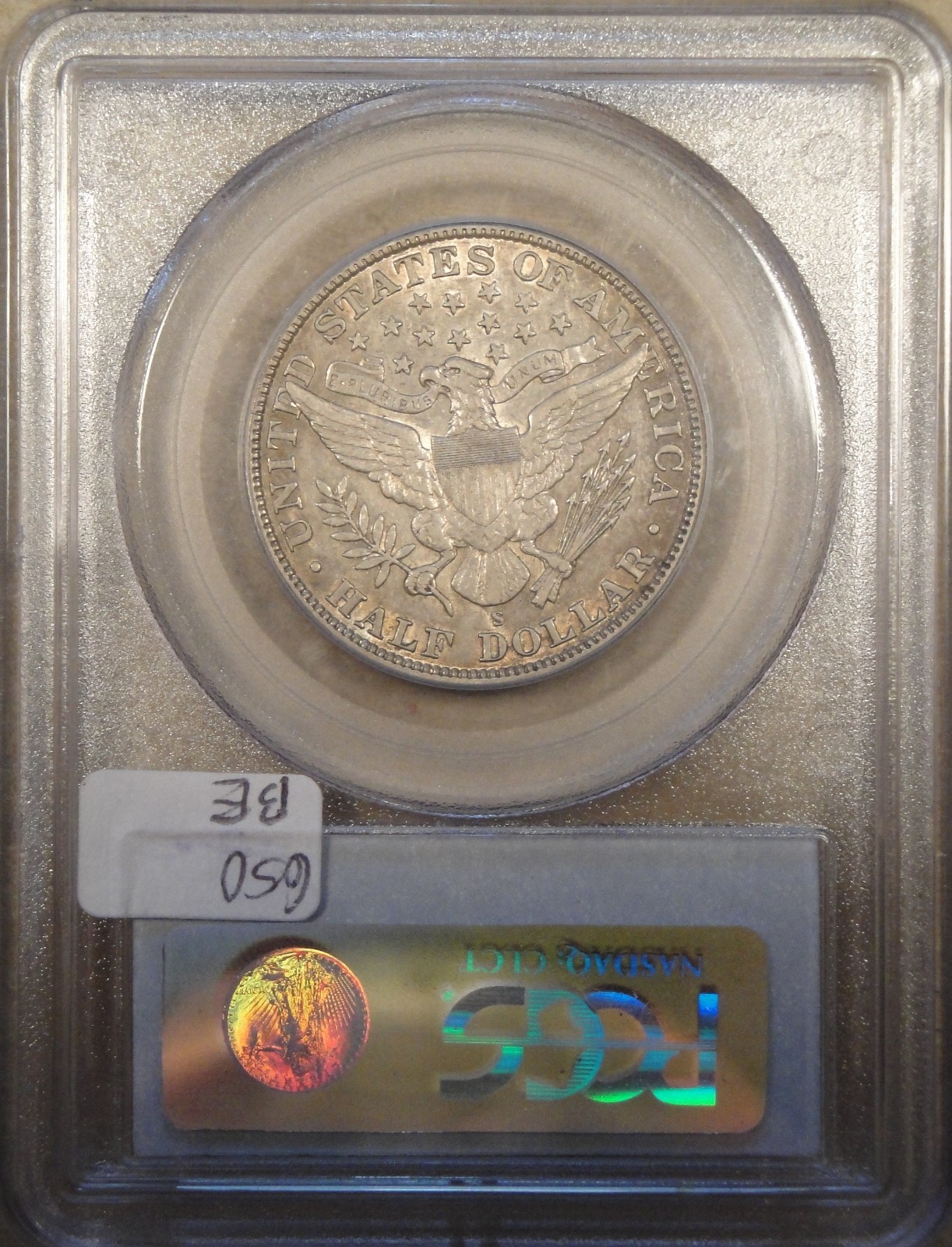 1905-S Barber Half Dollar PCGS AU53