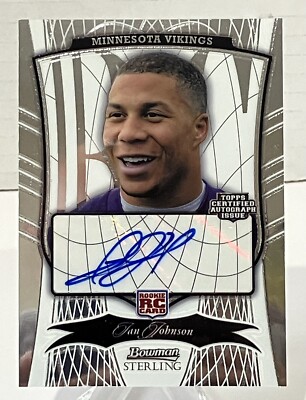 Ian Johnson 2009 Sterling Rookie Auto Card #103 Serial #750/999