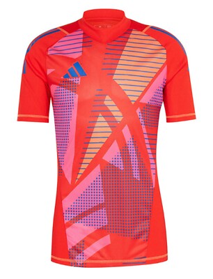 Adidas Men Tiro 24 Pro Goalkeeper Shirts Soccer Red GK Football Jersey IN0425