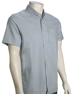 

Рубашка на пуговицах Volcom Everett Oxford SS — Wrecked Indigo — Новинка, Синий