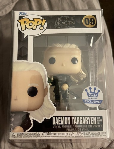 Funko Pop House Of The Dragon 09 DAEMON TARGARYEN W/ DRAGON