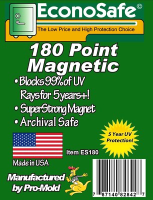 36x EconoSafe ES180  Magnetic Card Holder 180pt One Touch (2 Full Boxes)