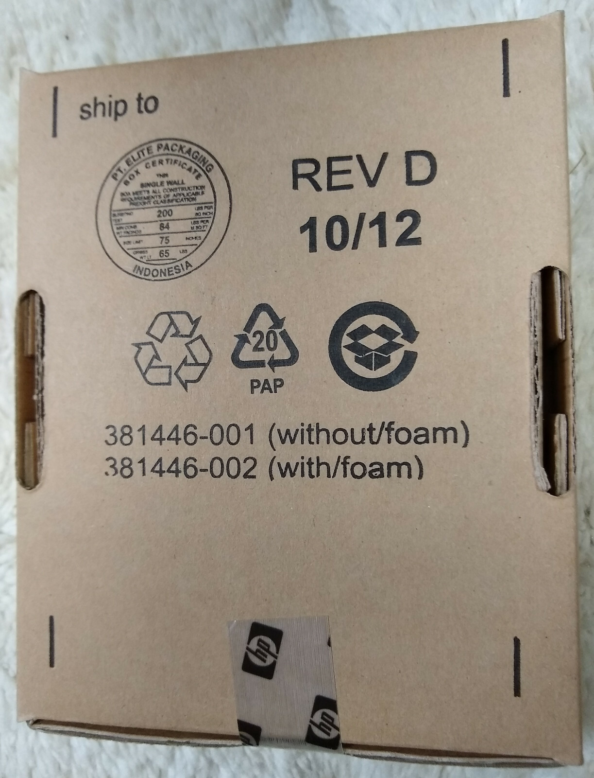 HP Smart Array 3.6V 500mAh Ni-MH Battery Pack Assembly 307132-001