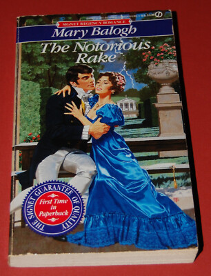 The Notorious Rake by Mary Balogh, paperback--very good