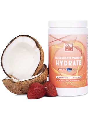 POW nutra/ Electrolyte Powder  /HYDRATE /Strawberry Lemonade NEW