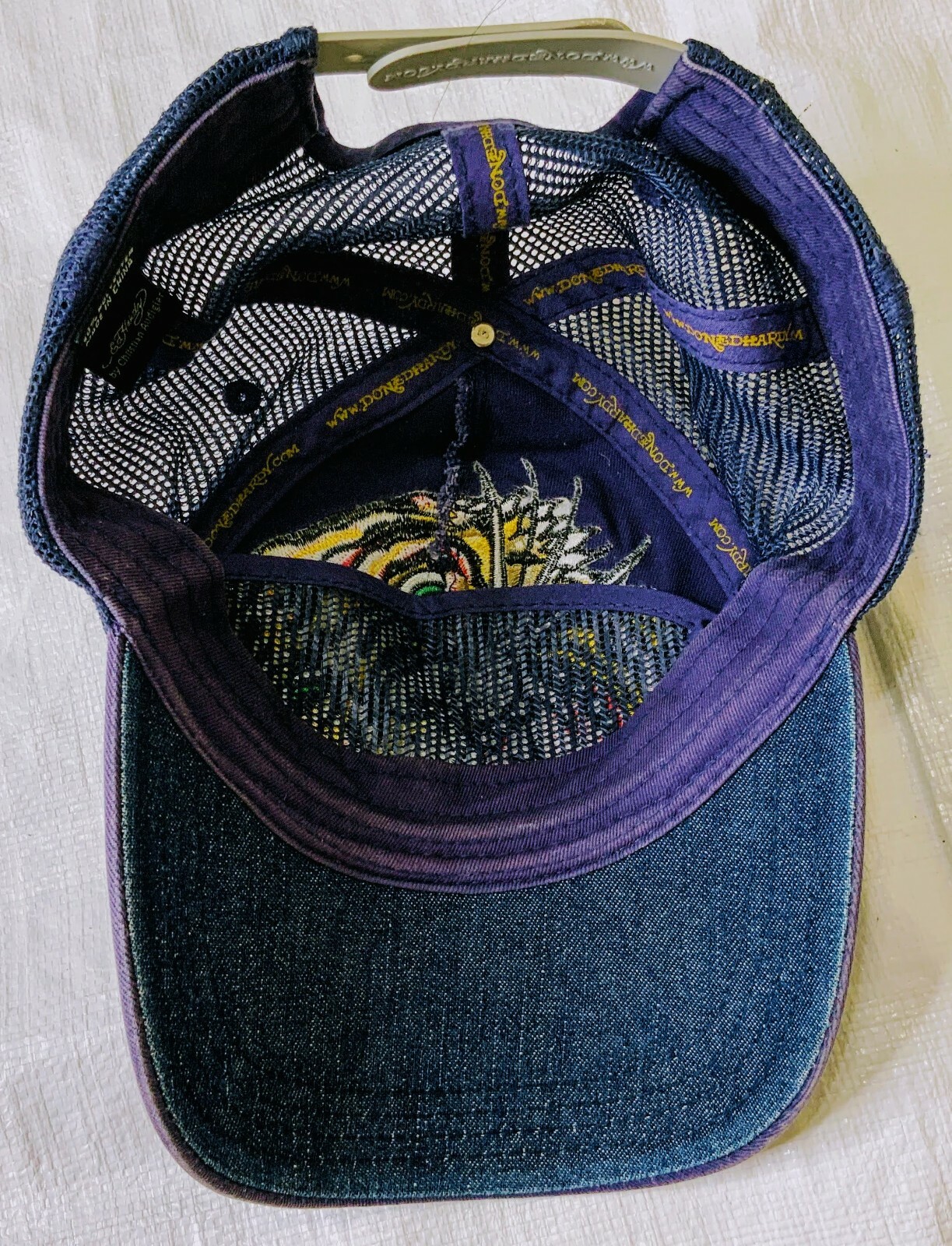 Шляпа Ed Hardy Designs Tiger Purple 
