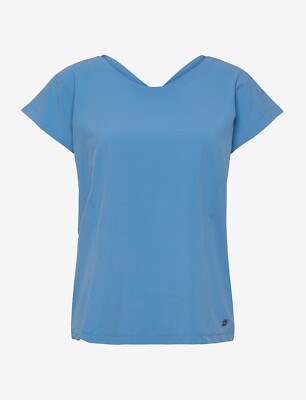 New Helly Hansen Blue Cornflower Size XS S W Siren T-Shirt Sailing BNWT