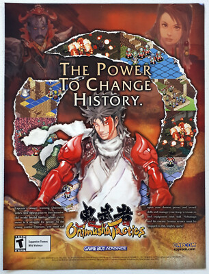 Magazine Print Ad ONIMUSHA TACTICS GBA Nintendo CAPCOM  2004