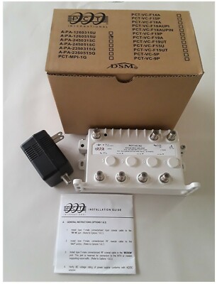 PCT-VC-5UN RF Bypass Amplifier with Unity Gain for Cable TV (CATV)