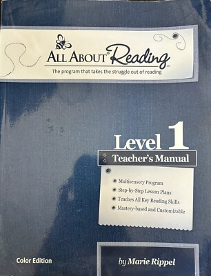 All About Reading Learning Level 1 Teacher's Manual Color Edition (Paperback)