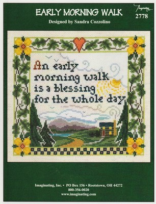 Early Morning Walk by Imaginating cross stitch pattern
