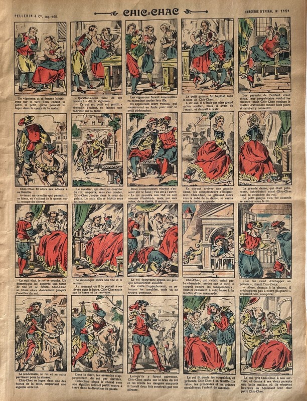 Image D'Epinal NÂ° 1191 Chic Chac