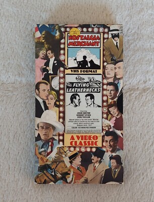 Nostalgia Merchant ''Flying Leathernecks'' / VHS Tape / *Vintage* / John Wayne 