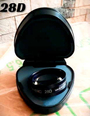 28D DOUBLE ASPHERIC LENS IN BLACK UNIQUE BOX