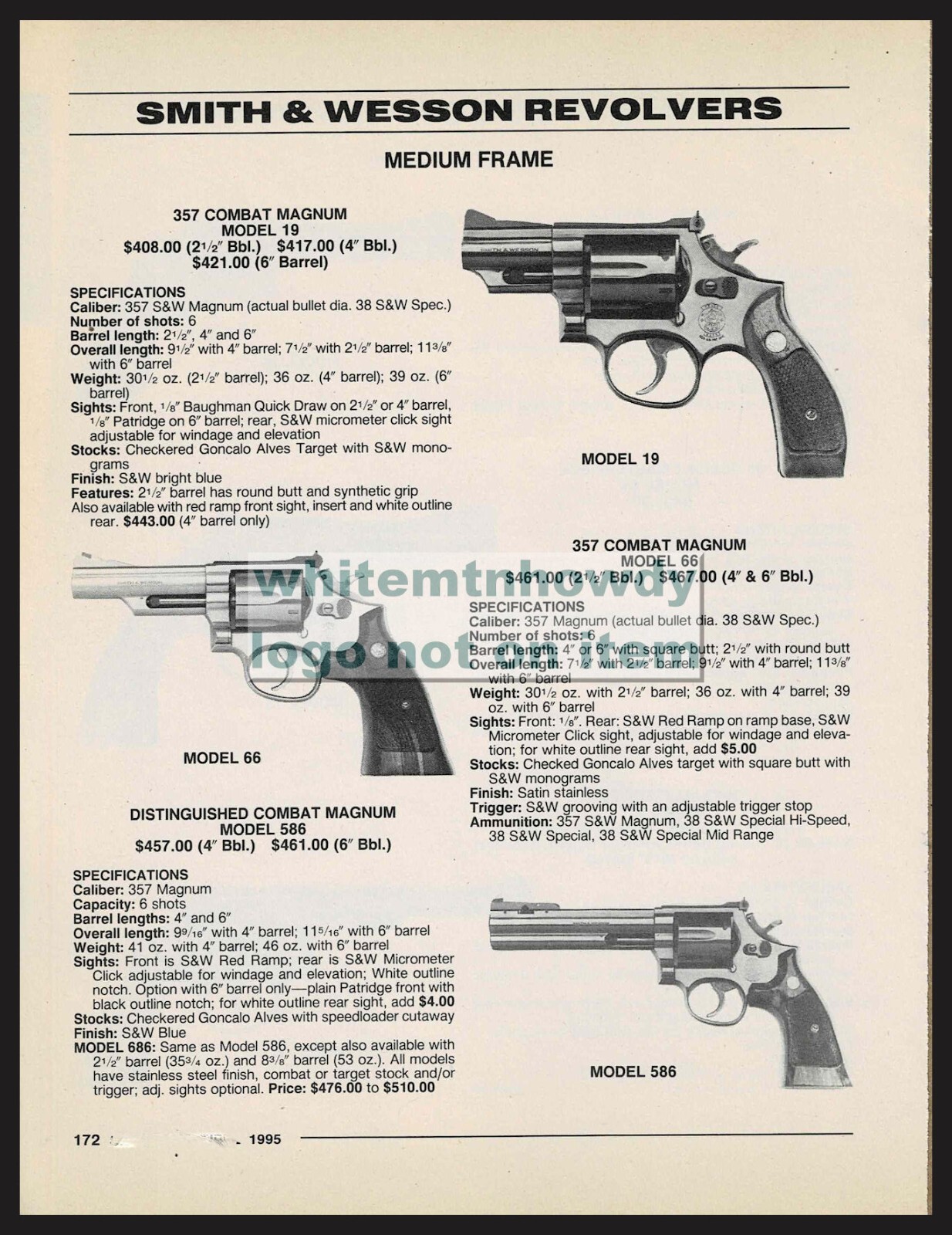 1995 SMITH & WESSON Model 38 Airweight 49 and 649 Bodyguard