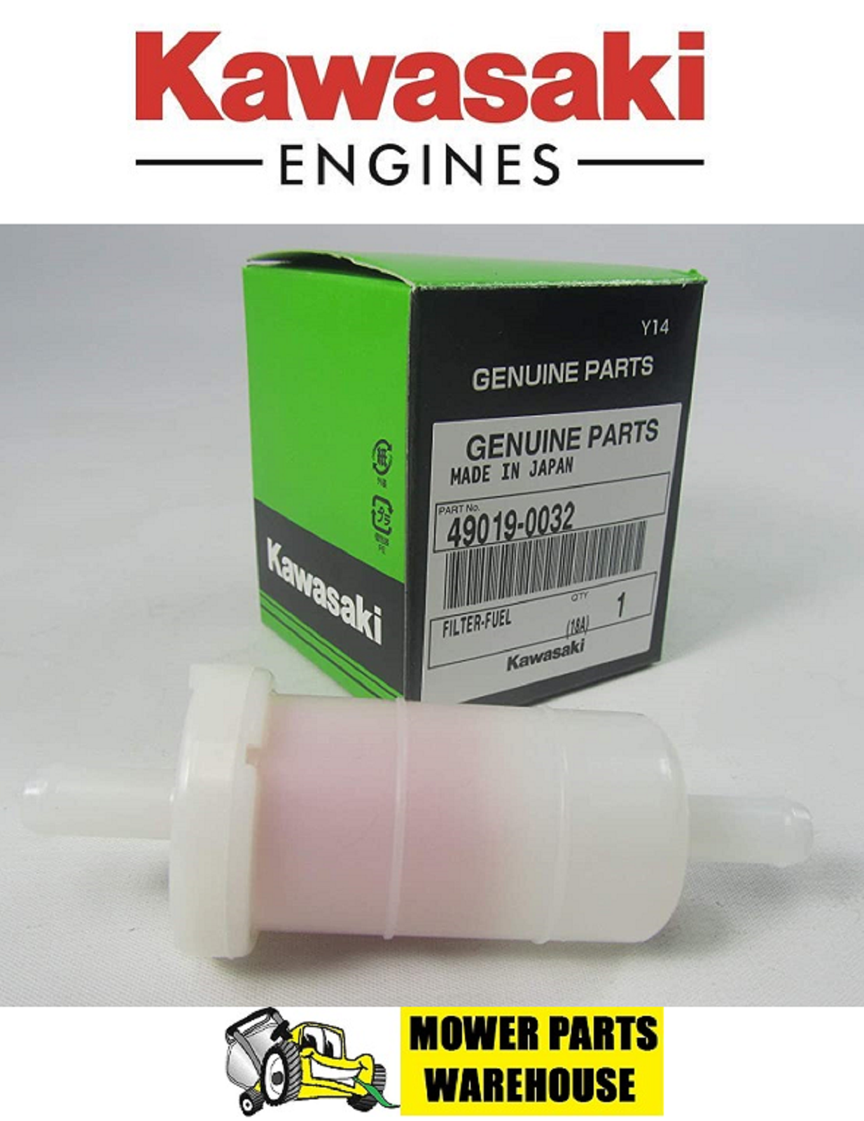NEW GENUINE OEM KAWASAKI FUEL FILTER 49019-0032 TERYX NINJA