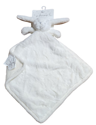 S L Home Fashions NWT Lovey Security Blanket Plush So Dreamy Bunny Ivory Cream