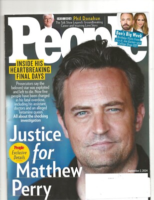 PEOPLE - SEPT. 2, 2024 - JUSTICE FOR MATHEW PERRY
