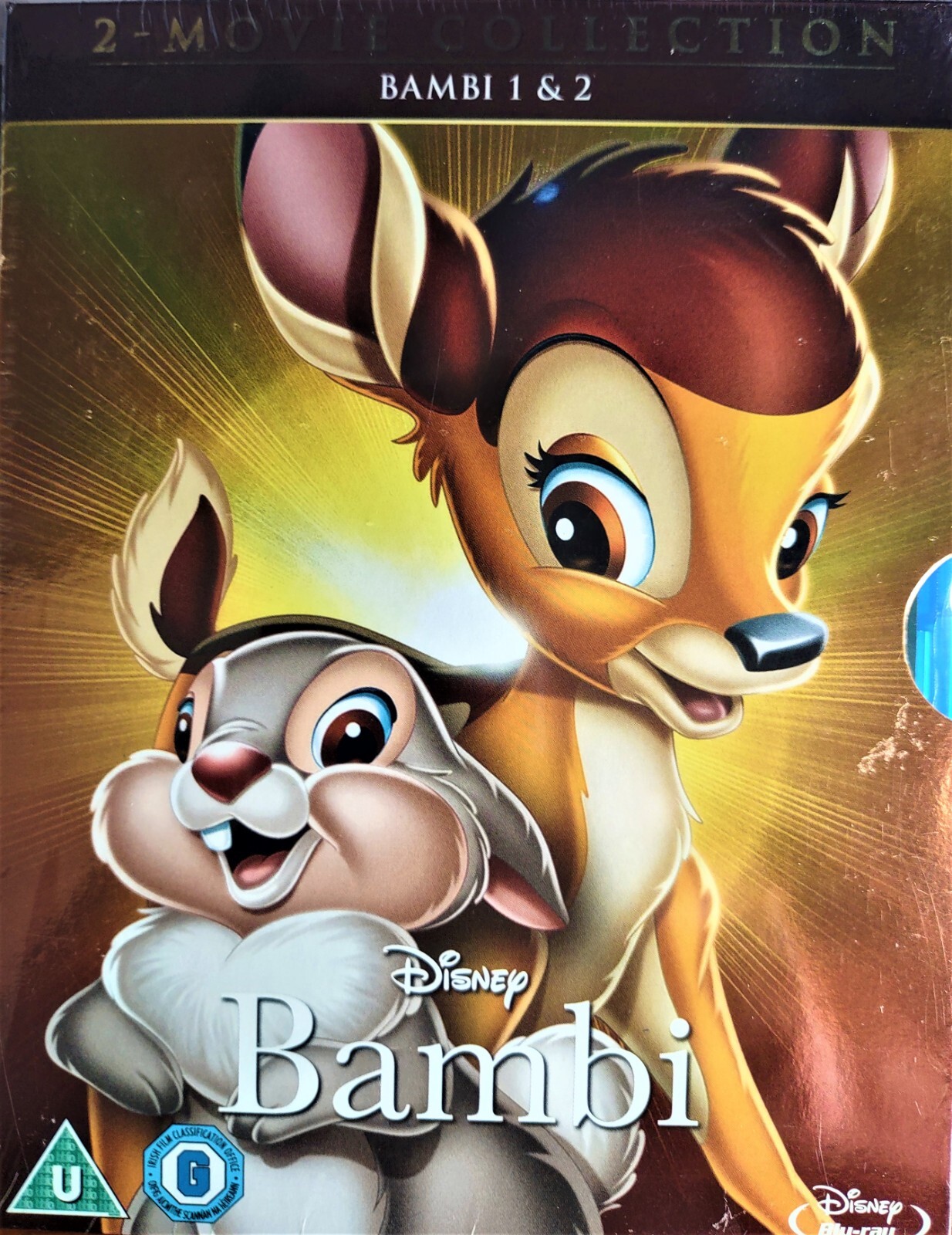 WALT DISNEY'S Bambi ロビーカード　2枚セット Vintage Golden Walt Disney Babies Bambi Collection Frame