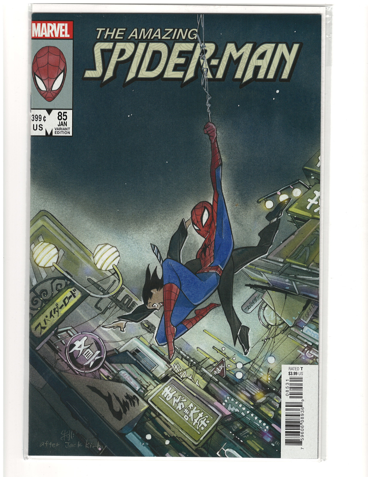 アメコミリーフ Spider-Man #1 Momoko CGC 9.6 08/19/2020 SPIDER-MAN #1 PEACH MOMOKO EXCLUSIVE VARIANT