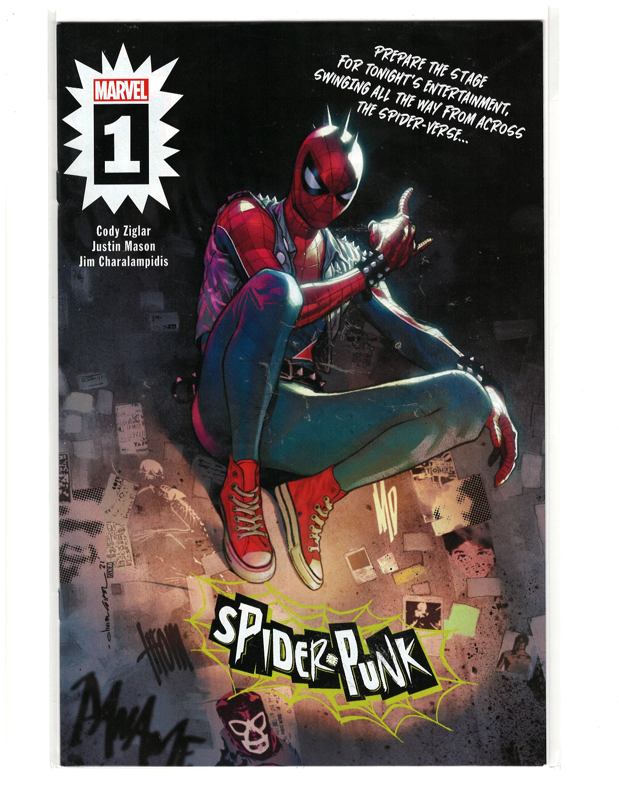 Spider-Punk #1 Cody Ziglar Spiderman 9.6 | eBay