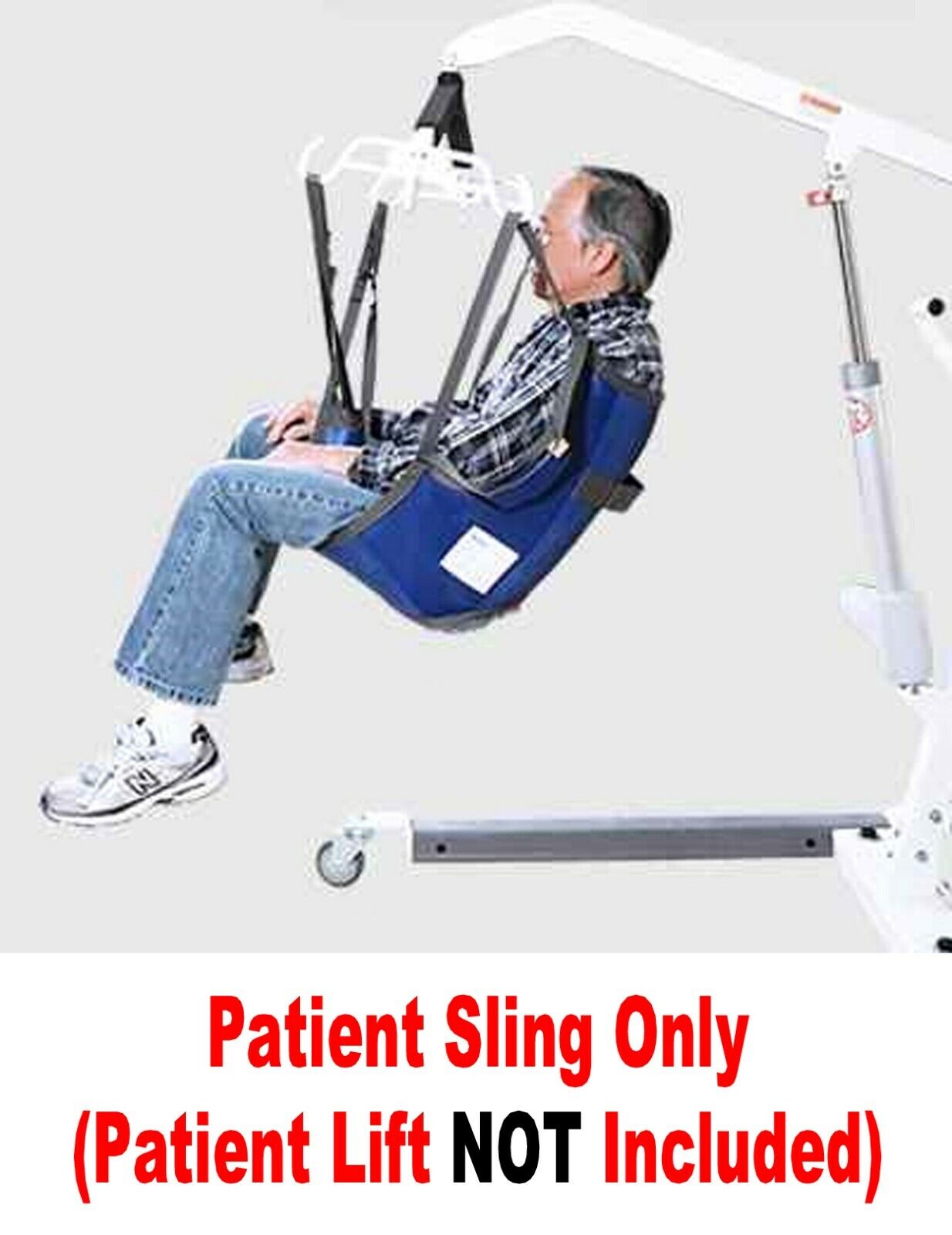 NEW Patient Lift Sling WITHOUT HEAD SUPPORT Use With HOYER And Most All Lif...