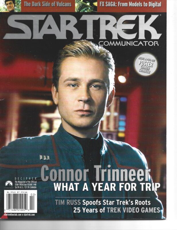 Star Trek Communicator Magazine #148 2004 Connor Trinneer, Vulcans & More