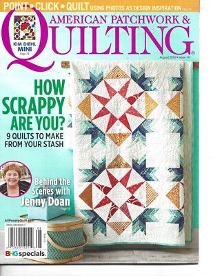 BHG American Patchwork & Quilting Magazine #141 Aug2016 8 Quilts to Make & More