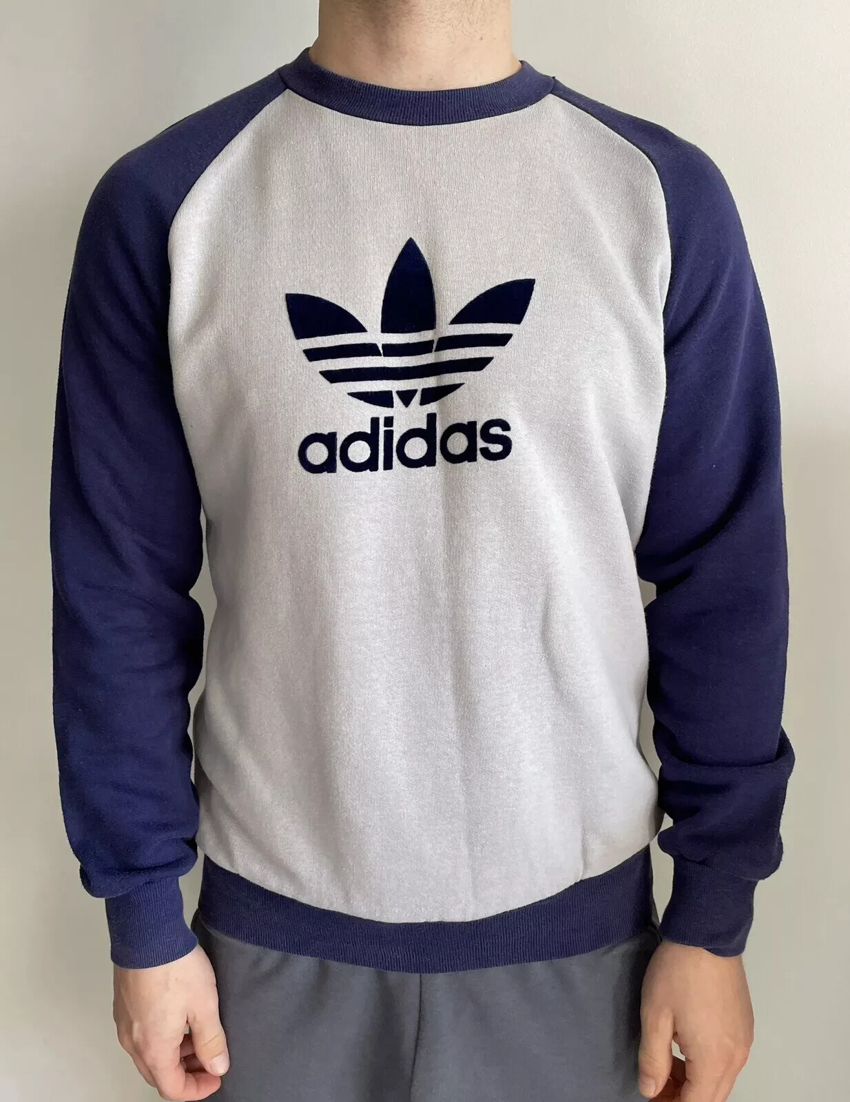 トップス vintage decente adidas 80-90s sweat ci Vintage 90s Club Adidas by Descente Sweatshirt – Made in