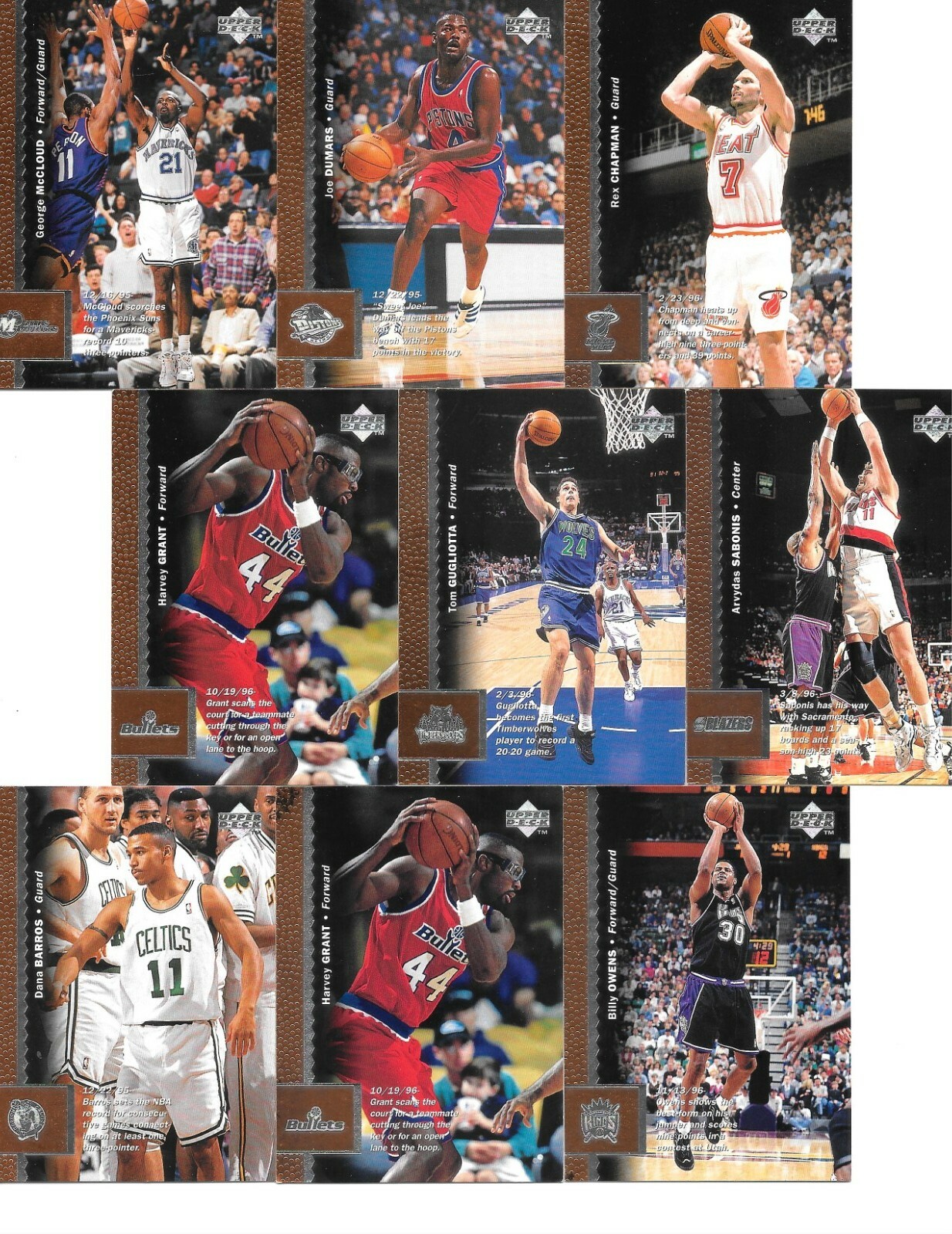 NBA ブルズ コメモラティブカード (UPPER DECK 1996) 1996 NBA