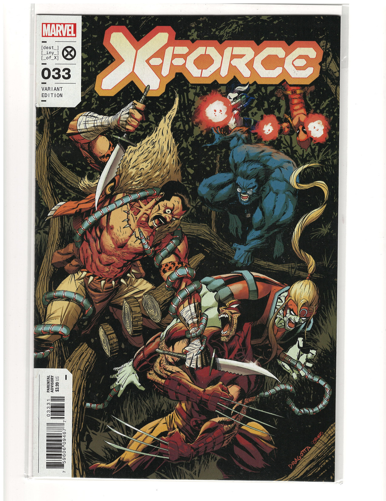 X-Force (Volume 6) #33 Kraven Wolverine Beast Omega Red
