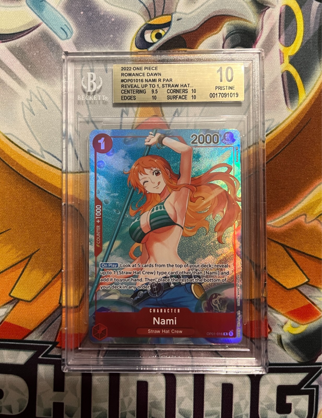 Nami R Alt Art Parallel Romance Dawn Op-01 One Piece Card Nami R Alt Art Parallel Romance Dawn Op-01 One Piece Card