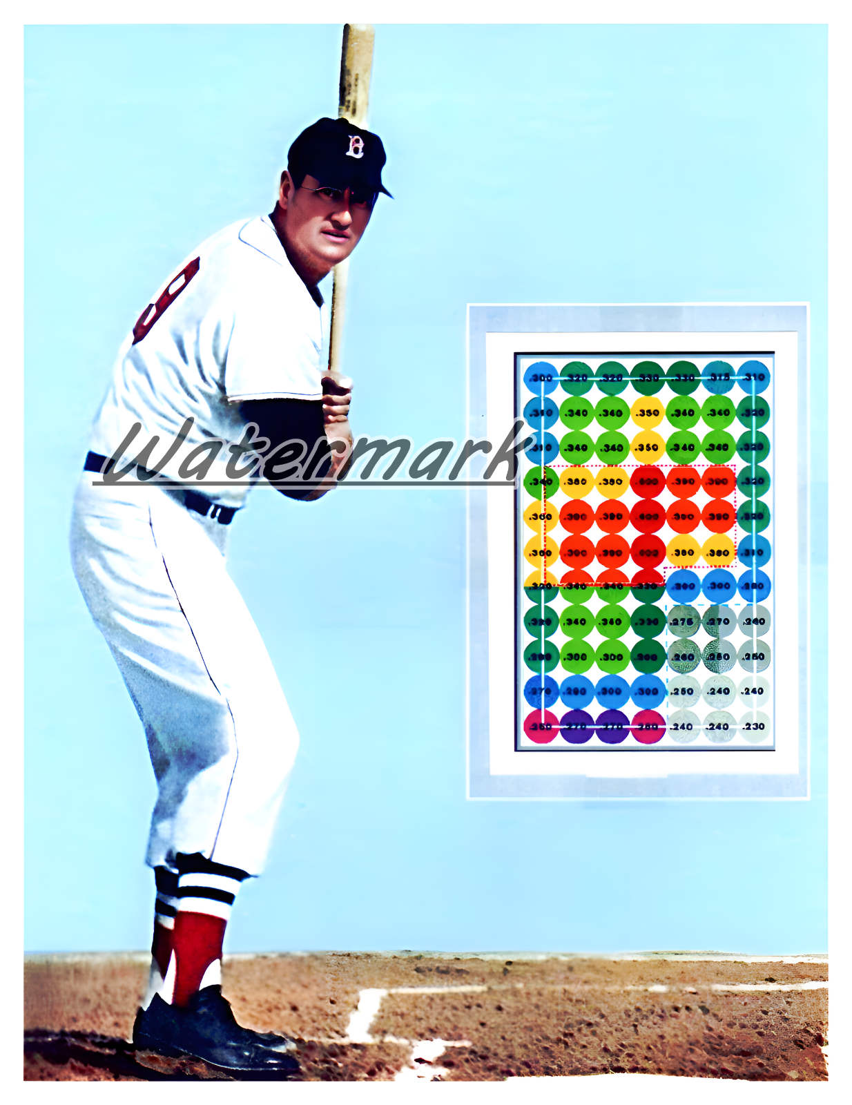 Color by me: Ted Williams. : r/redsox