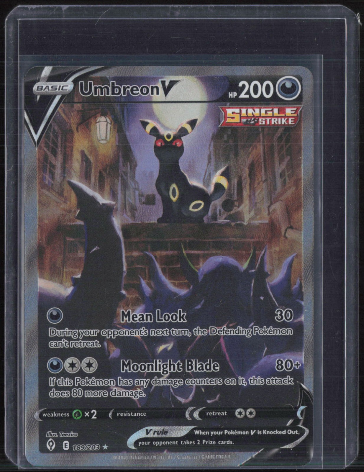 2023 Pokemon Evolving Skies #189 Umbreon V