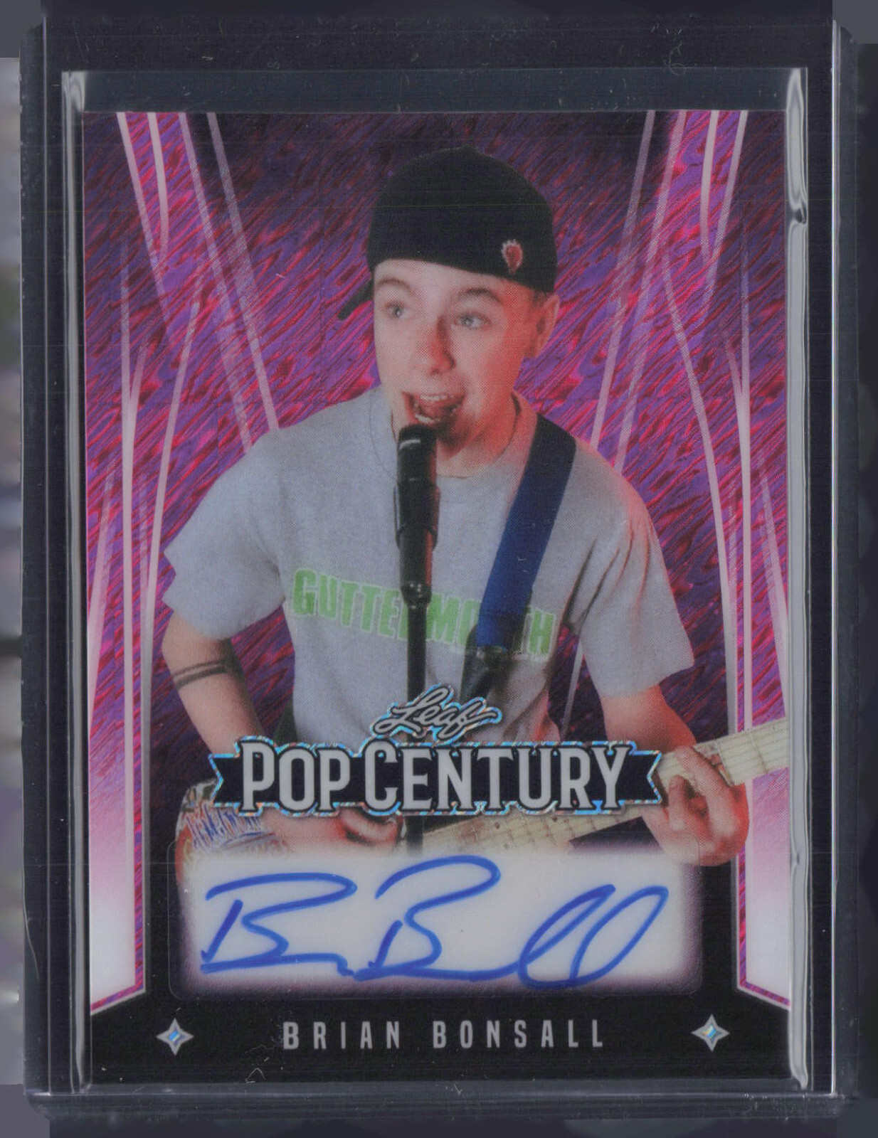 2025 Leaf Pop Century Shimmer Pink Brian Bonsall 6/10 Auto Autograph