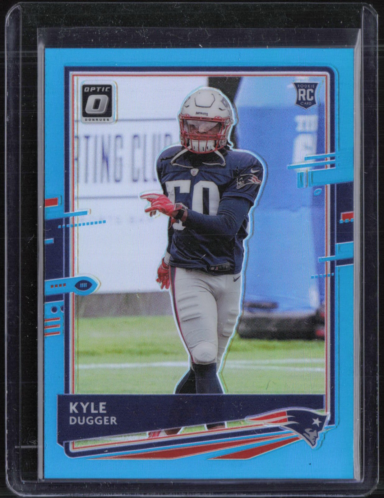 2020 Panini Donruss Optic Aqua #140 Kyle Dugger 205/299 RC Rookie
