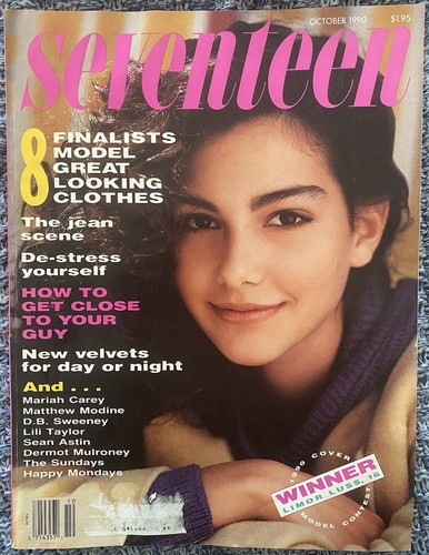Vintage Seventeen Magazine October 1990 Christian Slater