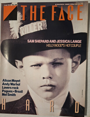 The Face Magazine#59 (Mar 1985) Sam Shepard/Warhol/Jessica Lange/Pogues/A Moyet