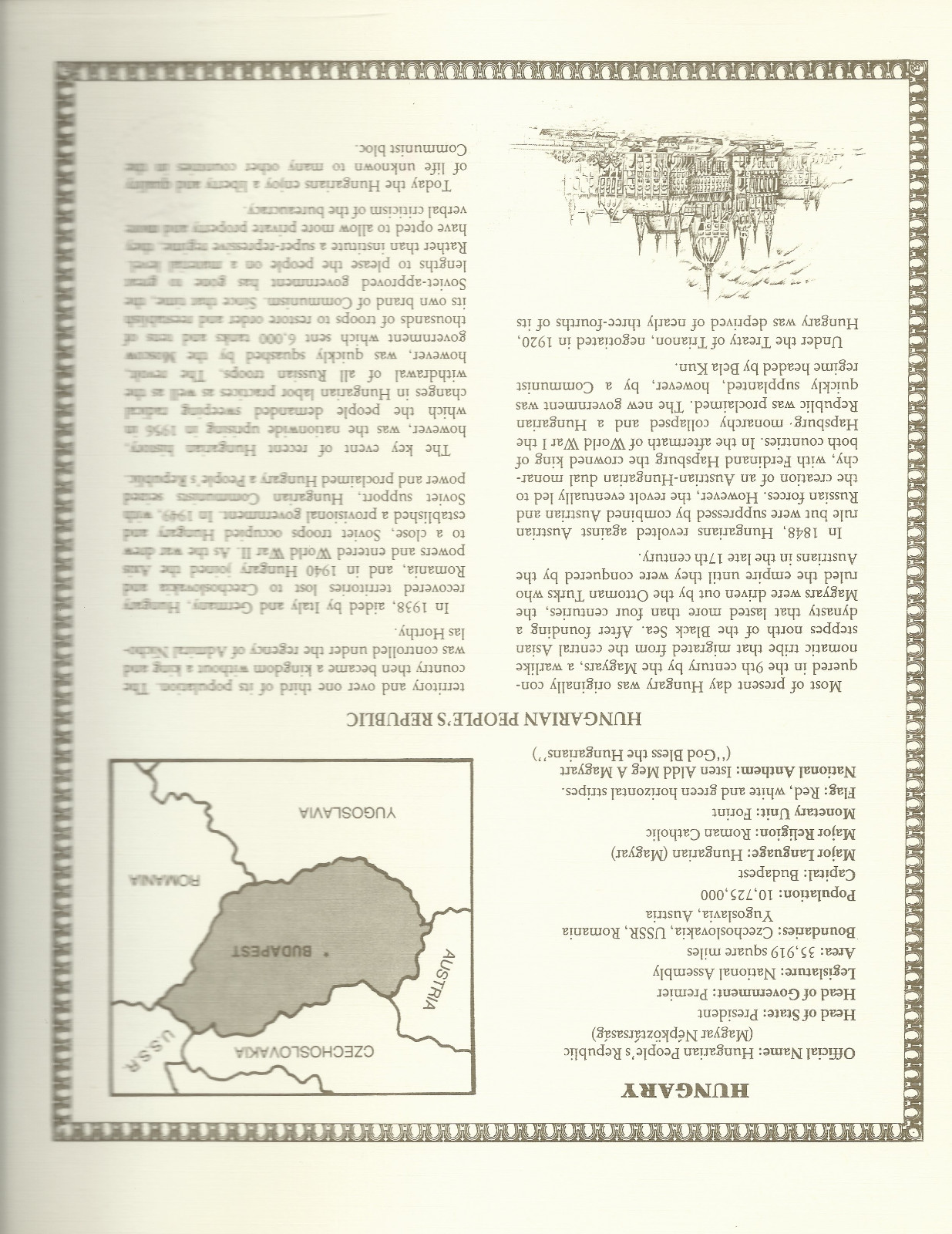 Hungary 10 Forint 1969 P168d UNC w/FDI UN FLAG STAMP serie A.745  011057
